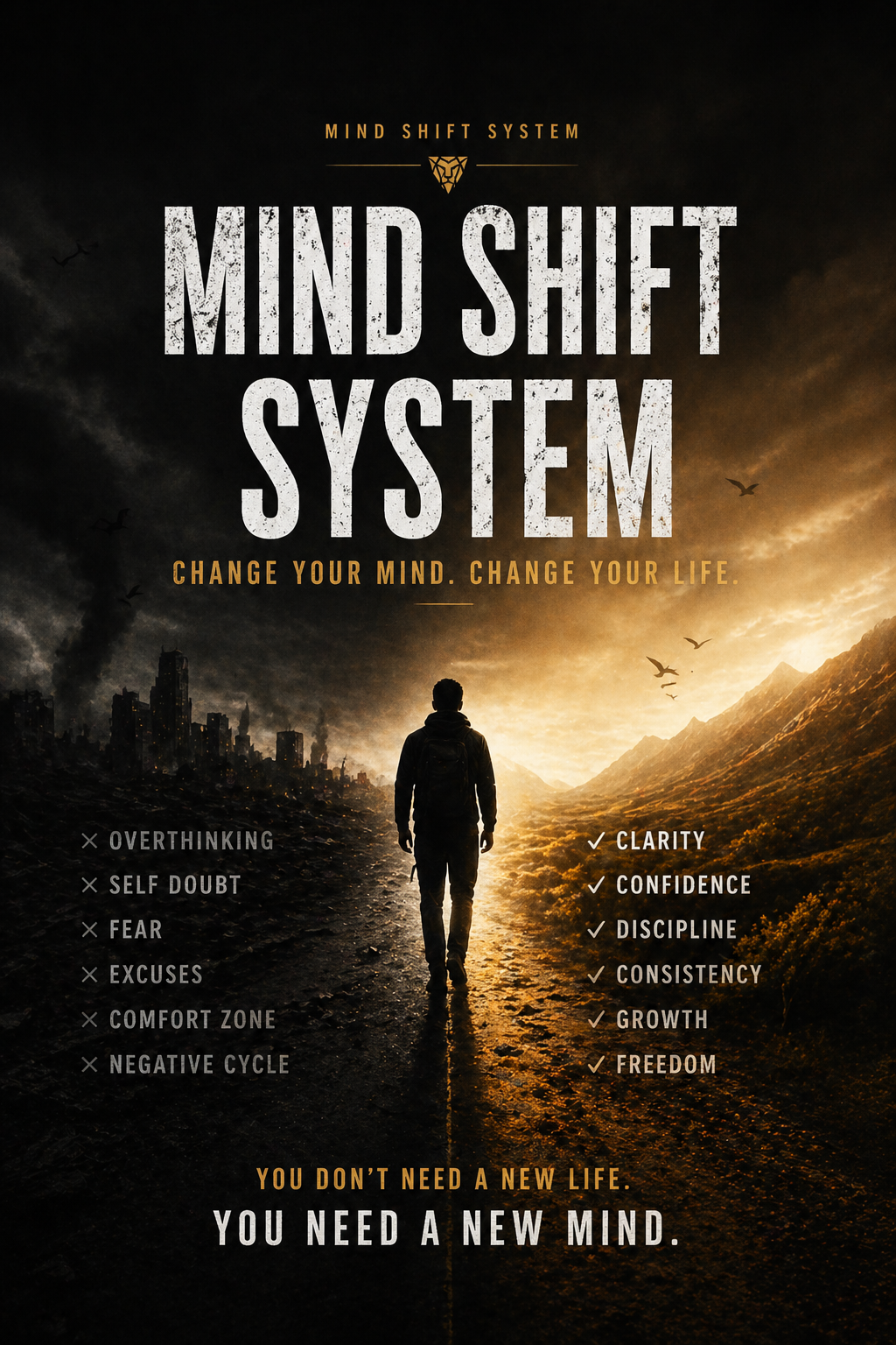 MindShift Studio article cover for Why Discipline Fails Without a Personal Operating System
