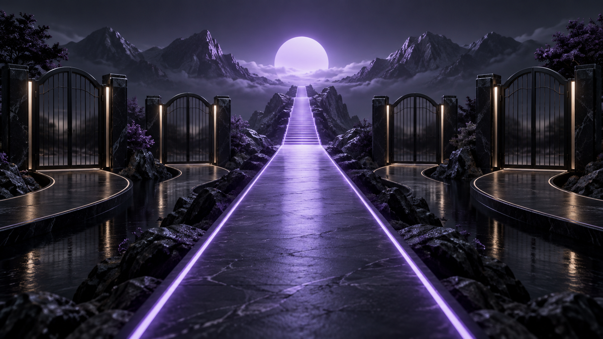 A premium conceptual scene representing clear boundaries and saying no
