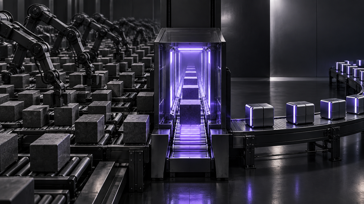Repeated manual task blocks becoming one orderly automated workflow through an ultraviolet processing gateway